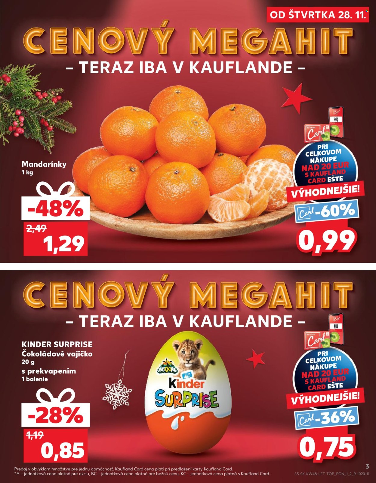 Leták Kaufland - 28.11.2024 - 4.12.2024. Strana 3