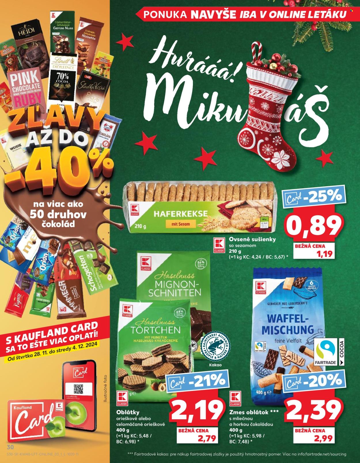 Leták Kaufland - 28.11.2024 - 4.12.2024. Strana 30