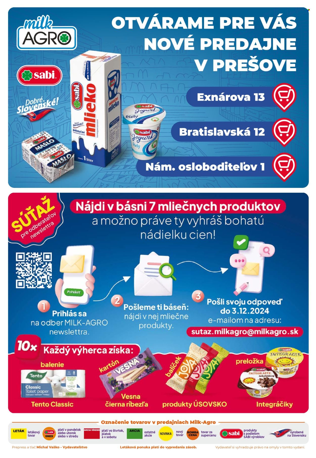 Leták Milk AGRO - 27.11.2024 - 3.12.2024. Strana 2