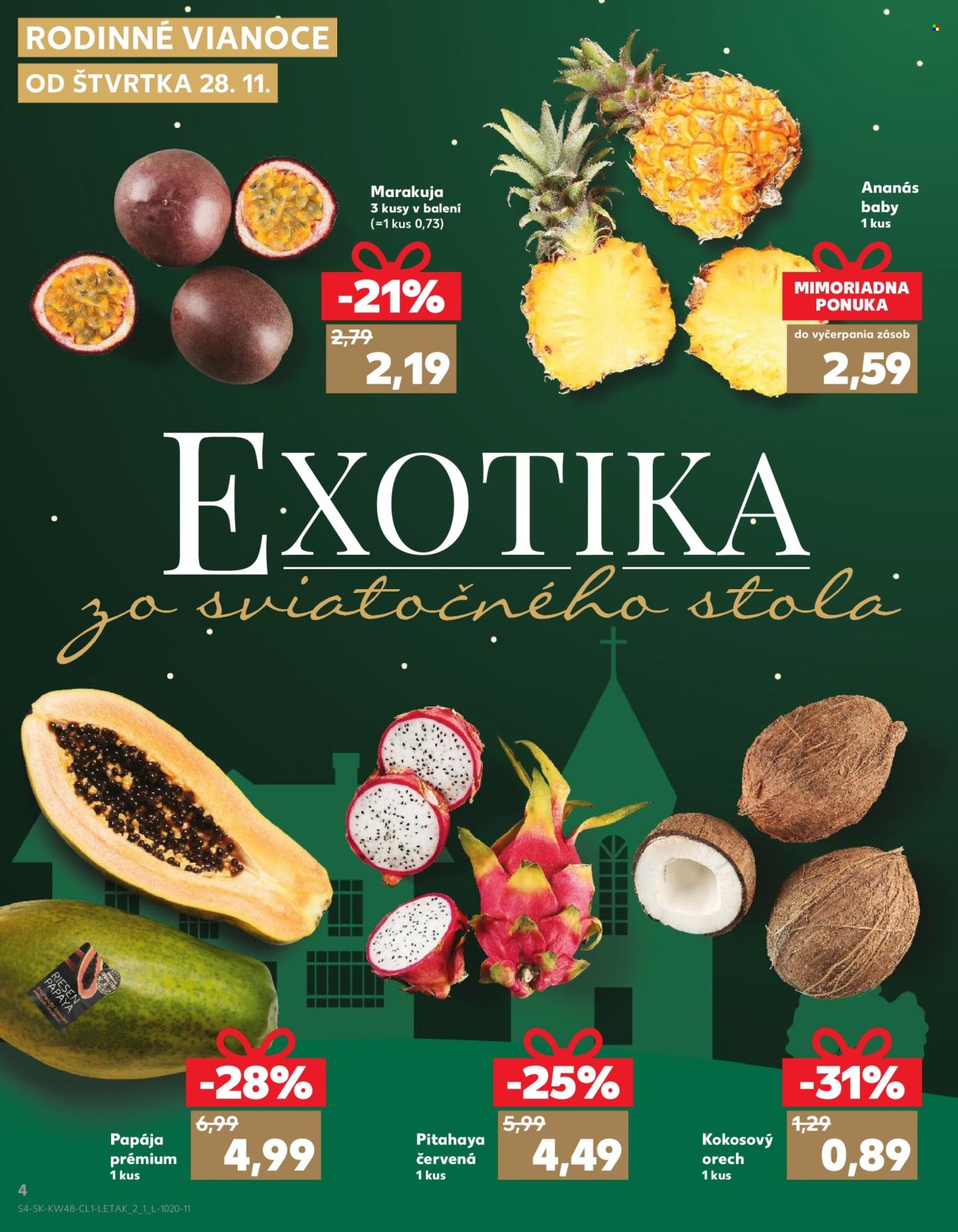 Leták Kaufland - 28.11.2024 - 24.12.2024. Strana 4