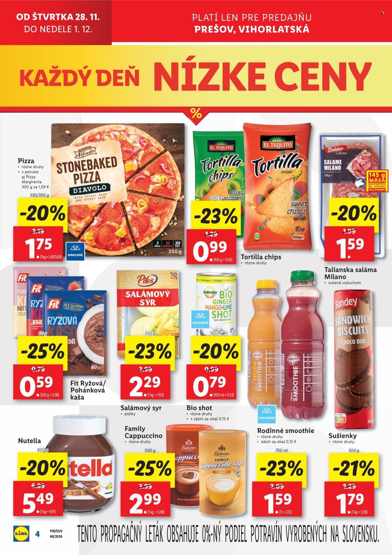 Leták Lidl - 28.11.2024 - 1.12.2024. Strana 4