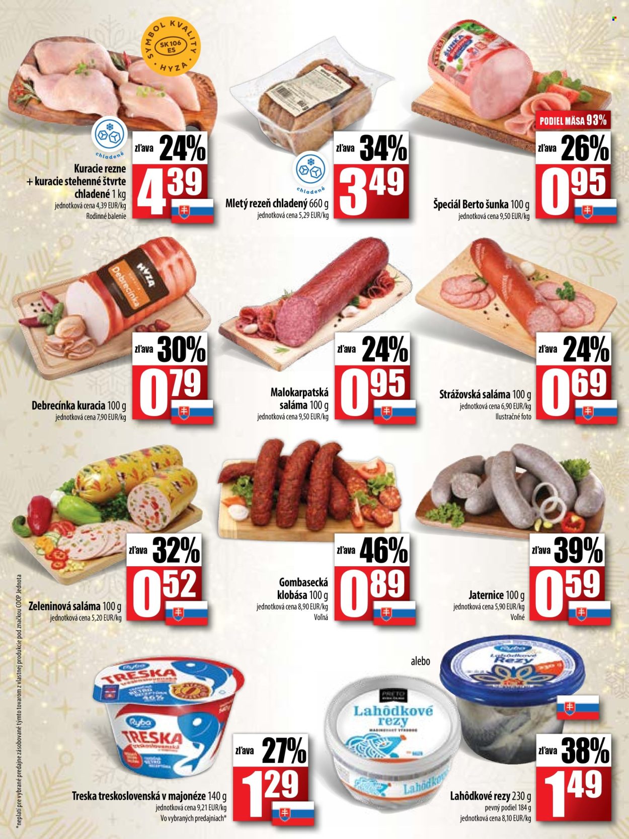Leták COOP Jednota - 28.11.2024 - 11.12.2024. Strana 2