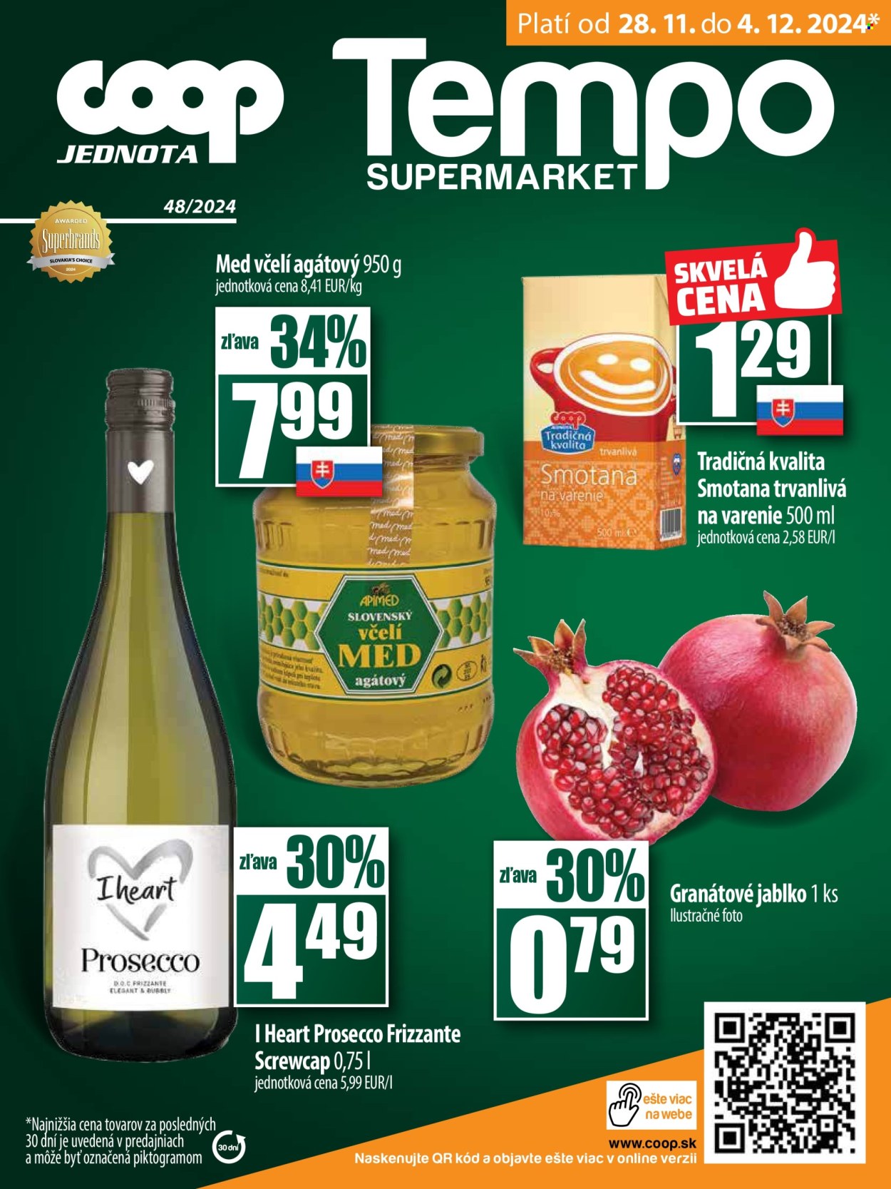 Leták COOP Jednota - 28.11.2024 - 4.12.2024. Strana 20
