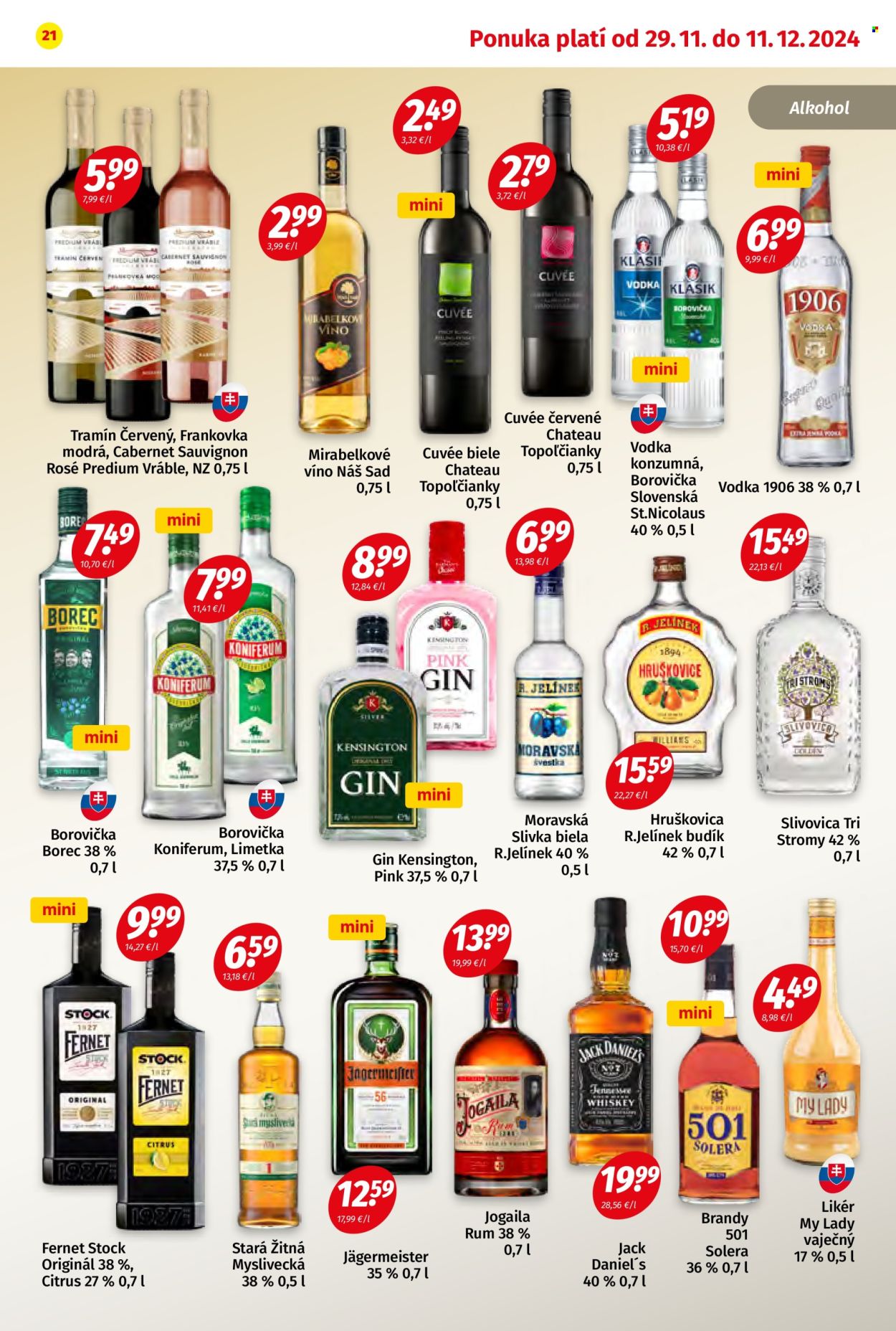 Leták Potraviny KORUNA - 29.11.2024 - 11.12.2024. Strana 21