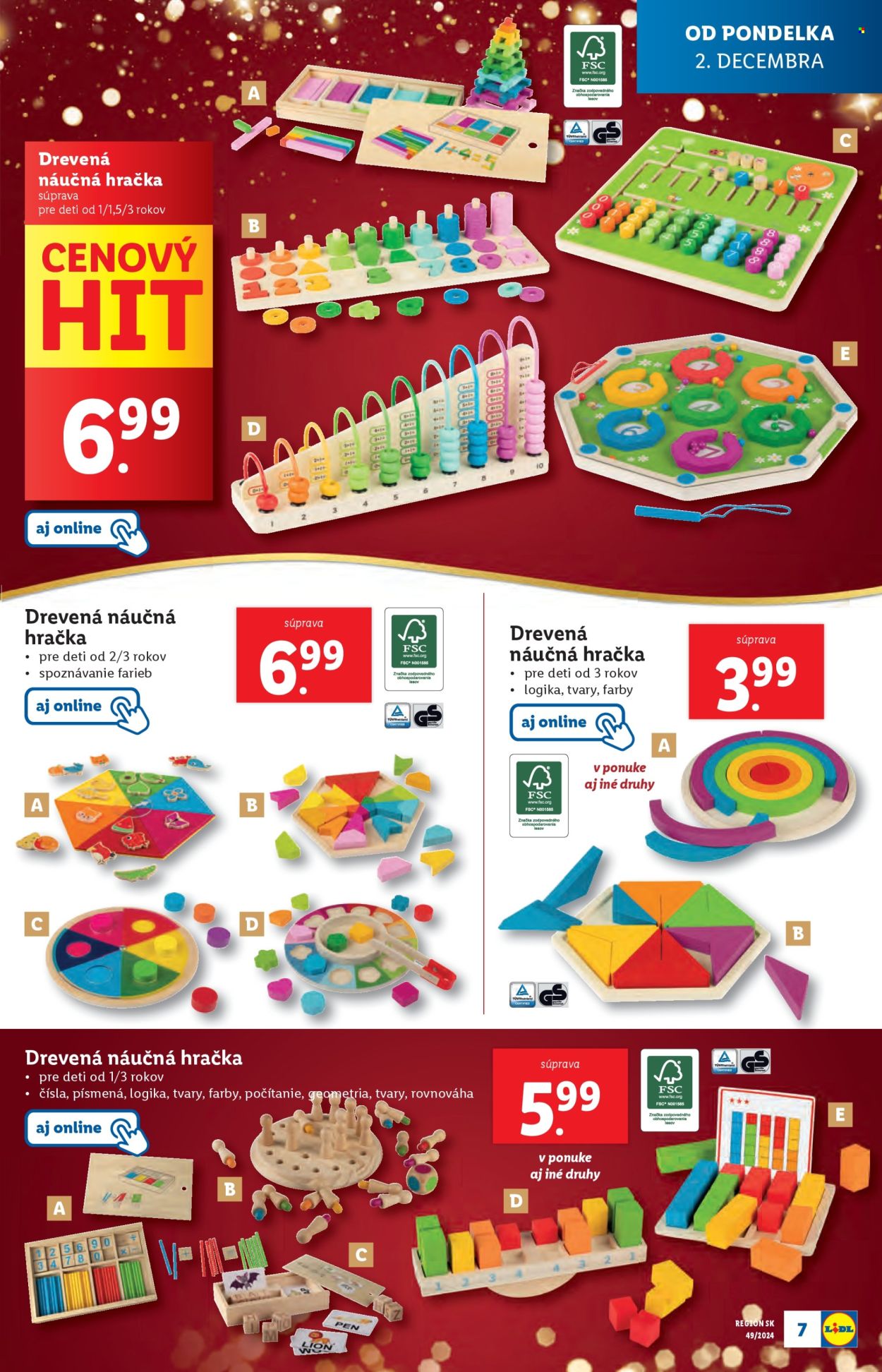 Leták Lidl - 2.12.2024 - 8.12.2024. Strana 7