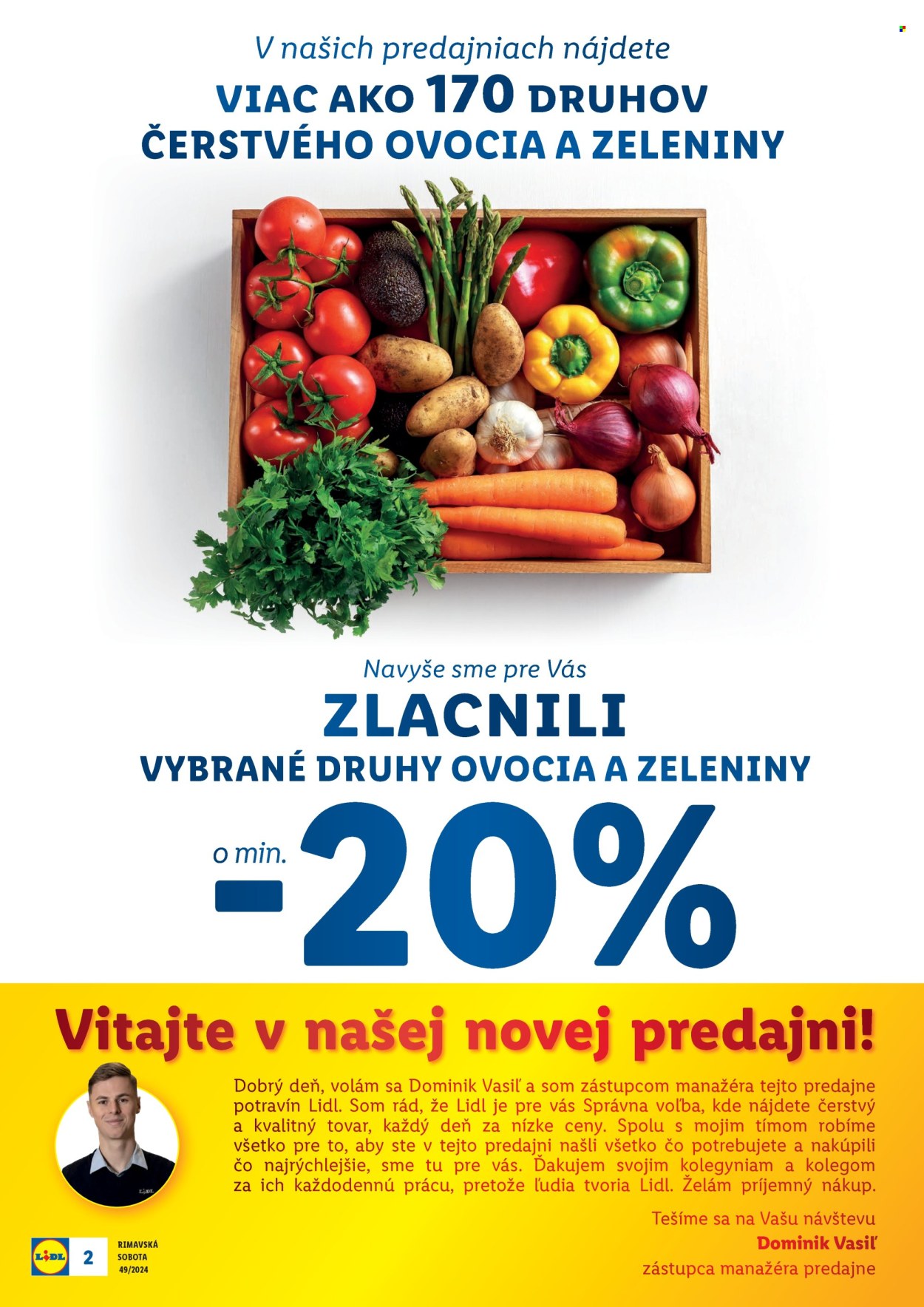 Leták Lidl - 2.12.2024 - 8.12.2024. Strana 2