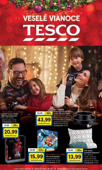 Leták TESCO hypermarket - 25.11.2024 - 24.12.2024.