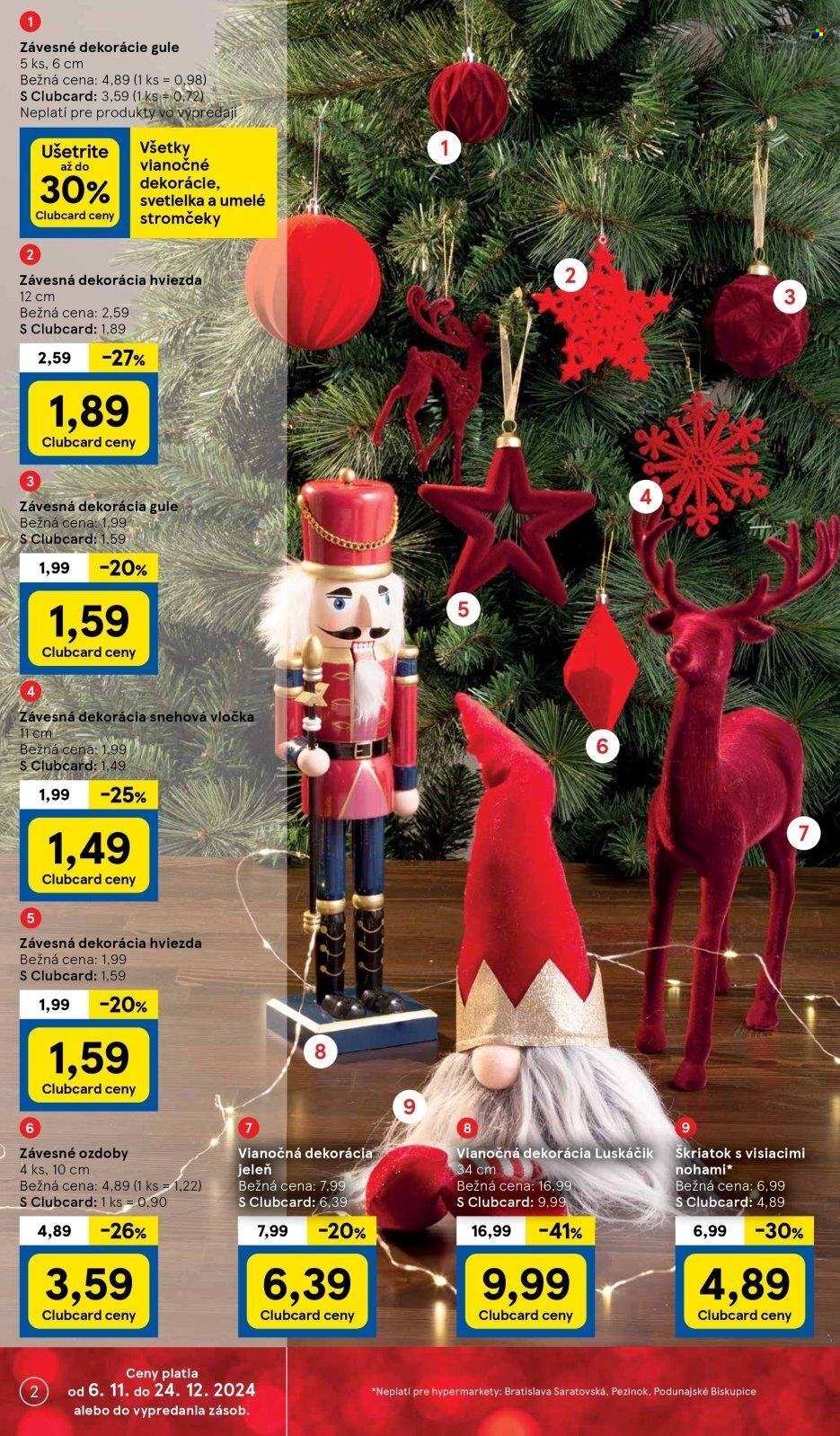 Leták TESCO hypermarket - 25.11.2024 - 24.12.2024. Strana 2