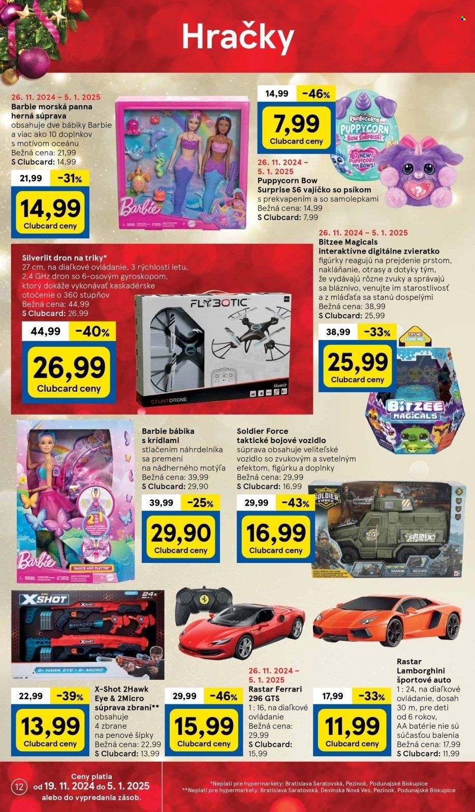 Leták TESCO hypermarket - 25.11.2024 - 24.12.2024. Strana 12