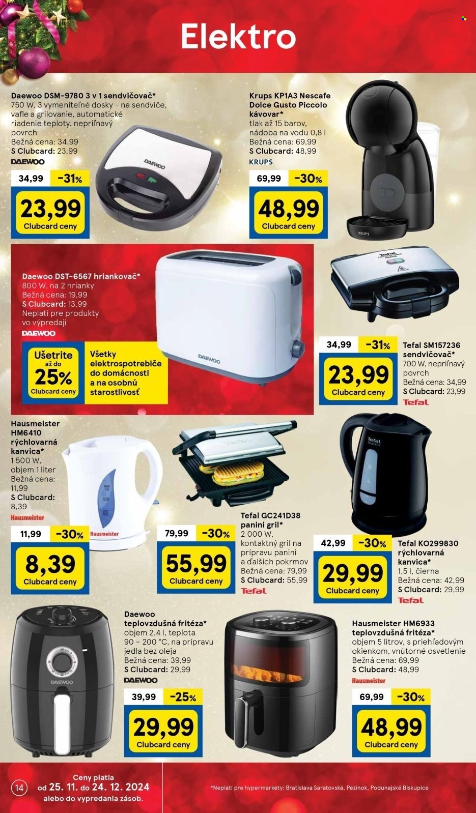 Leták TESCO hypermarket - 25.11.2024 - 24.12.2024. Strana 14