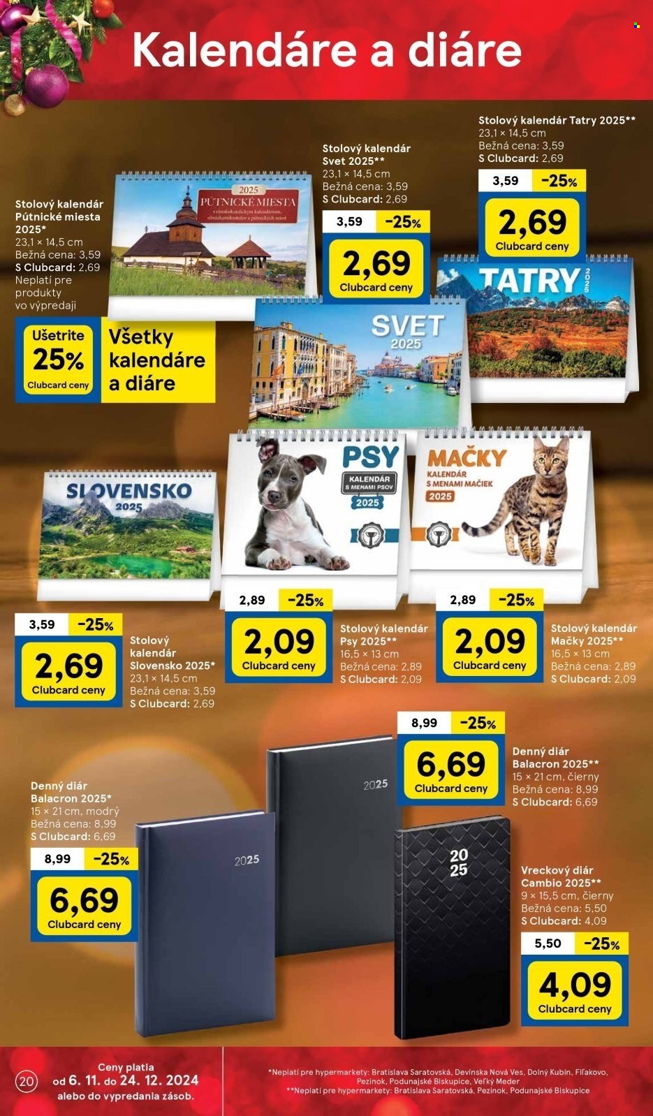 Leták TESCO hypermarket - 25.11.2024 - 24.12.2024. Strana 20