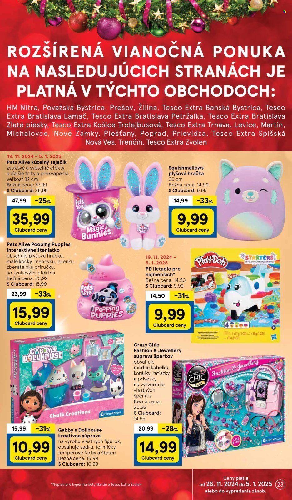 Leták TESCO hypermarket - 25.11.2024 - 24.12.2024. Strana 23