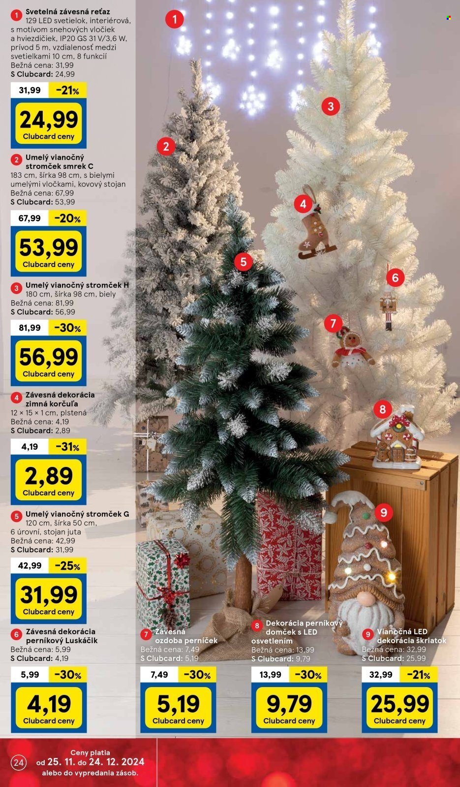 Leták TESCO hypermarket - 25.11.2024 - 24.12.2024. Strana 24