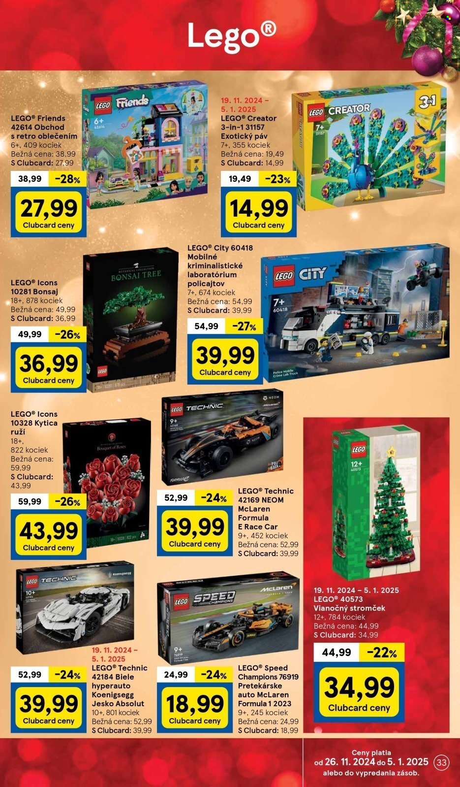 Leták TESCO hypermarket - 25.11.2024 - 24.12.2024. Strana 33
