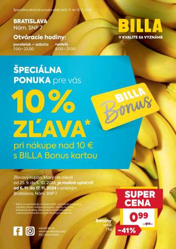 Leták Billa - 27.11.2024 - 3.12.2024.