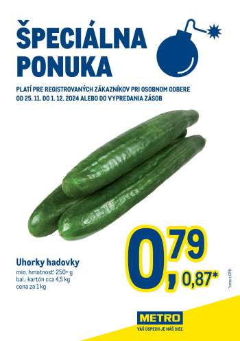 Leták Metro - 25.11.2024 - 1.12.2024.