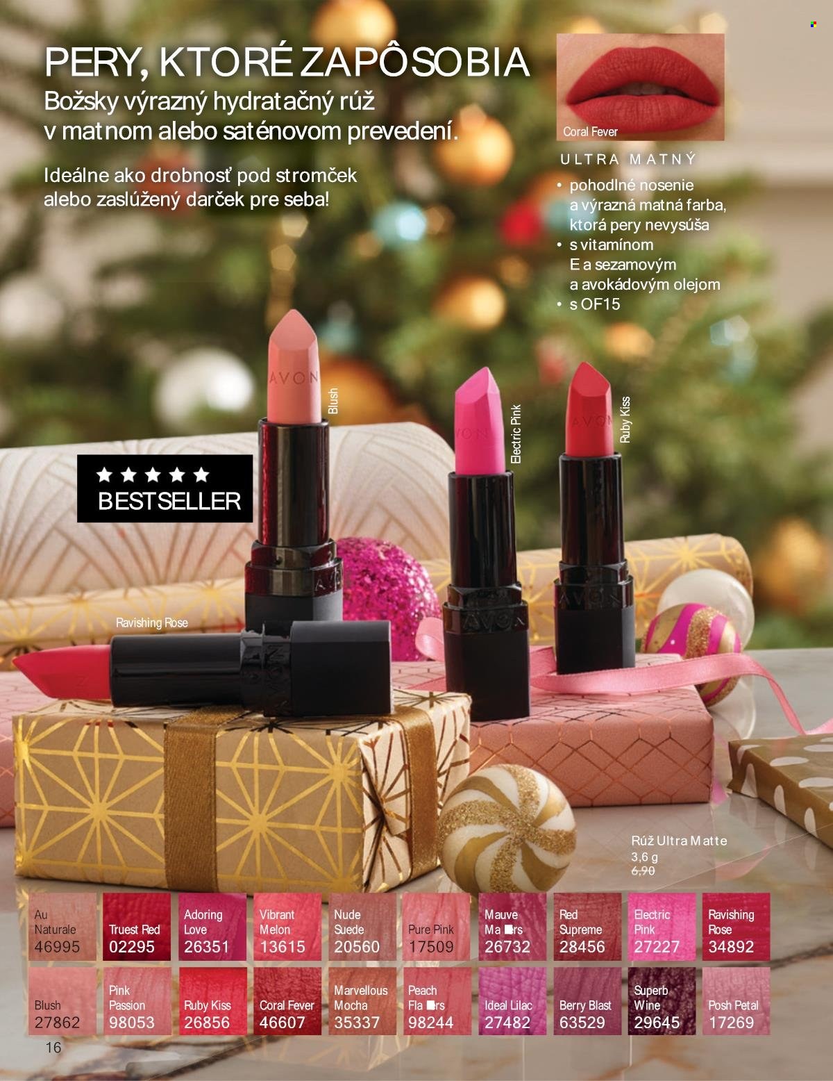 Leták Avon - 1.12.2024 - 31.12.2024. Strana 16