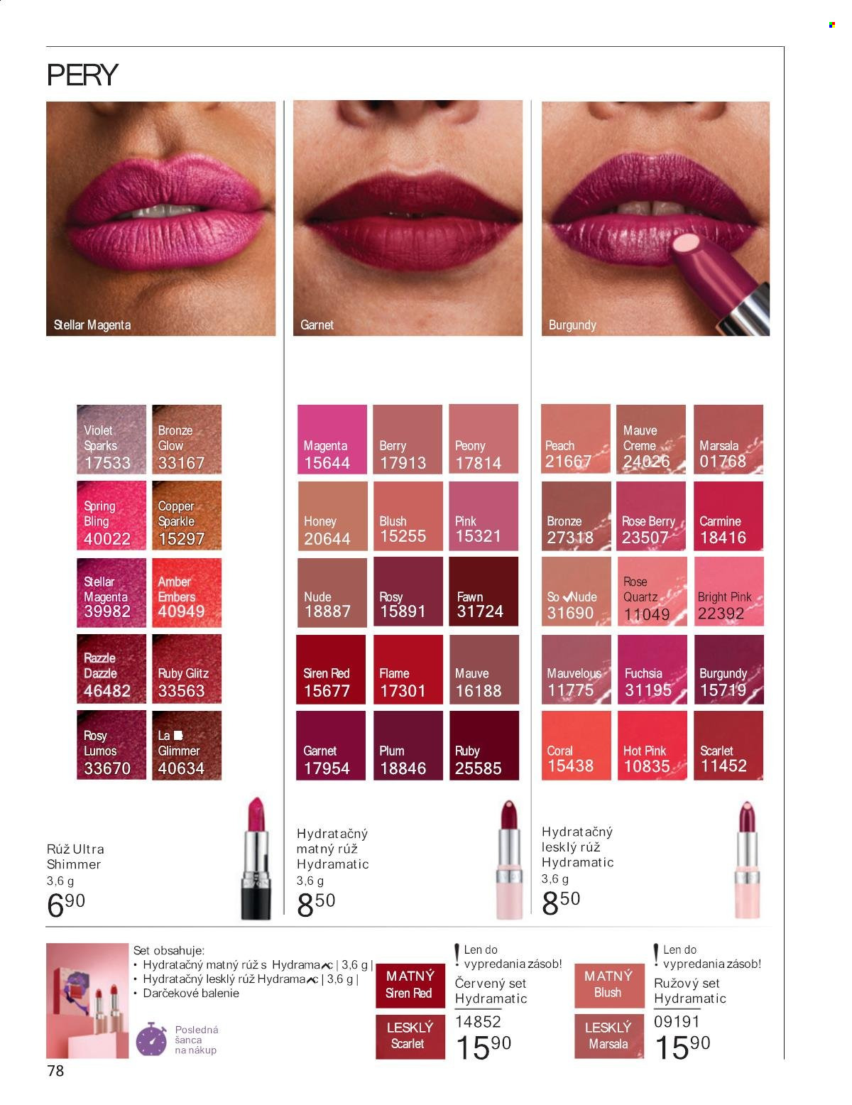 Leták Avon - 1.12.2024 - 31.12.2024. Strana 78