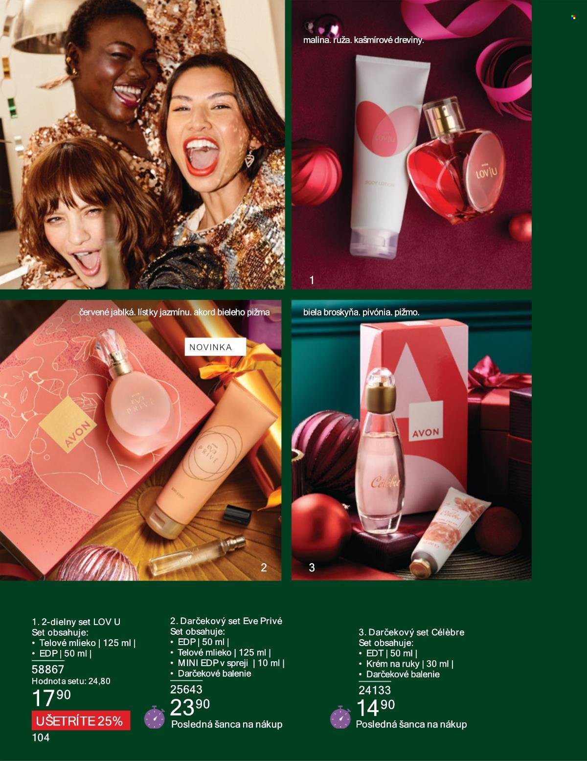 Leták Avon - 1.12.2024 - 31.12.2024. Strana 104