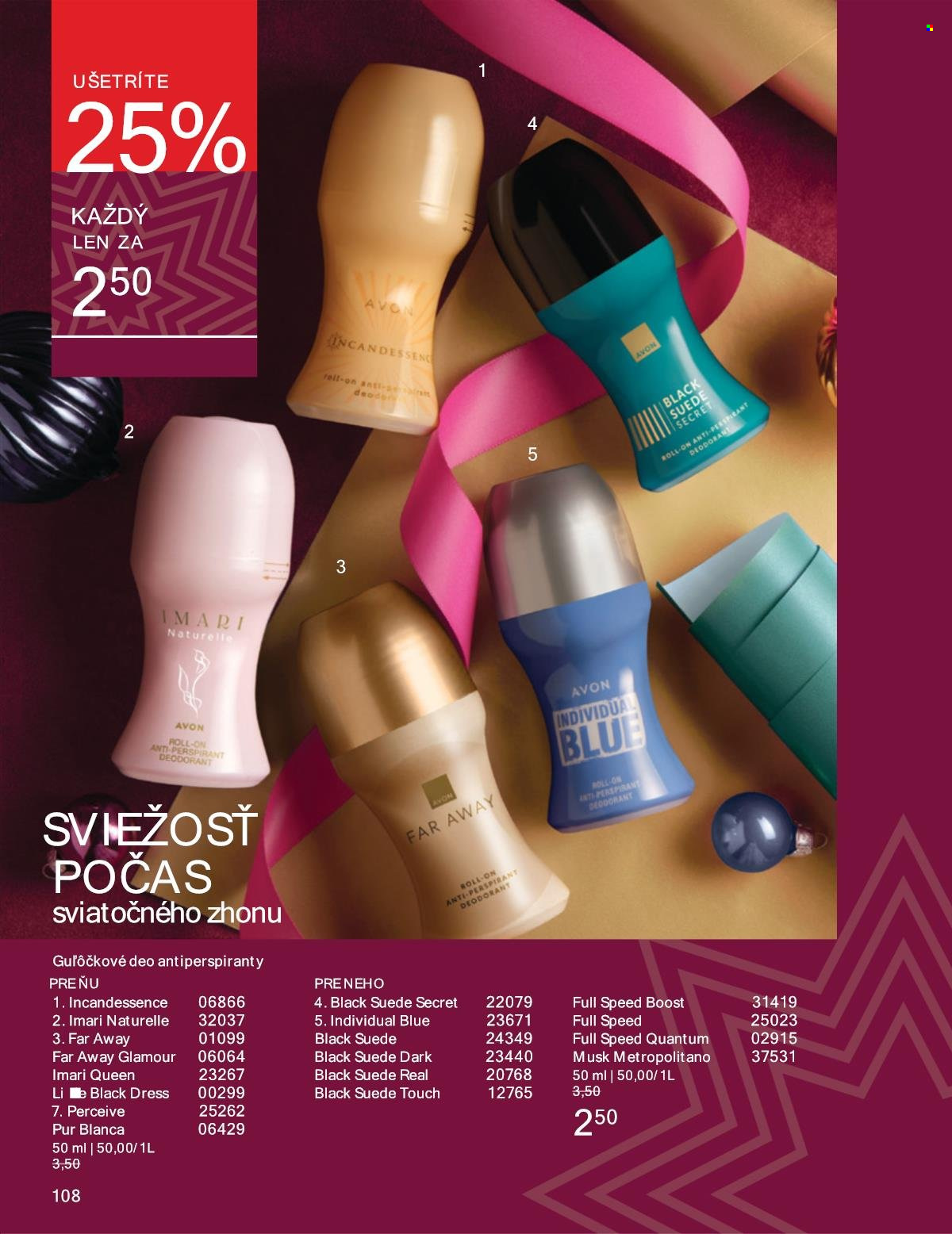 Leták Avon - 1.12.2024 - 31.12.2024. Strana 108
