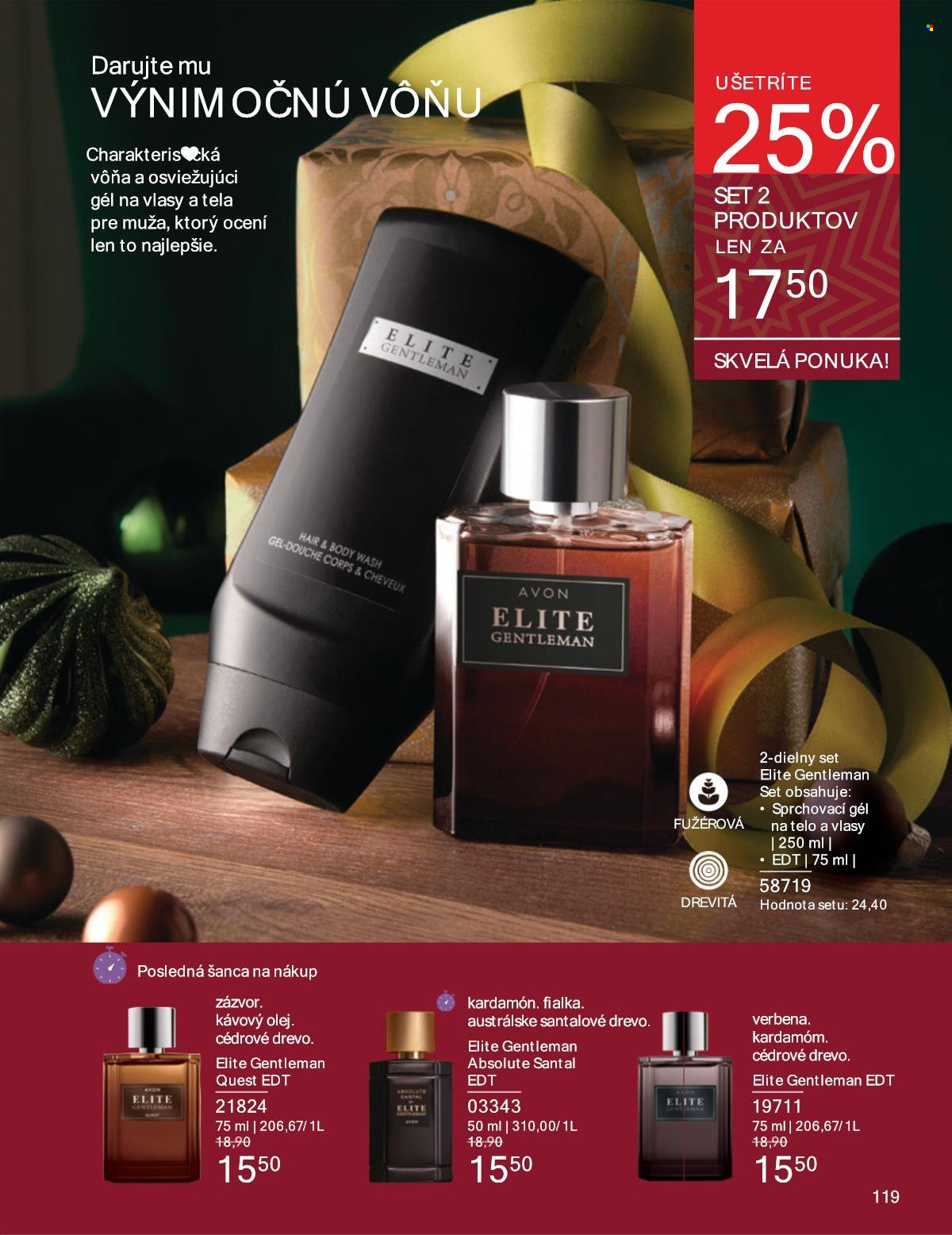 Leták Avon - 1.12.2024 - 31.12.2024. Strana 119