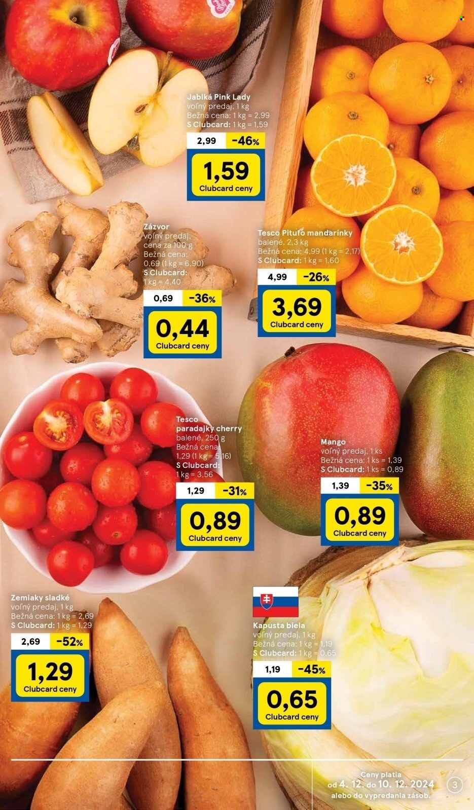 Leták TESCO - 4.12.2024 - 10.12.2024. Strana 3