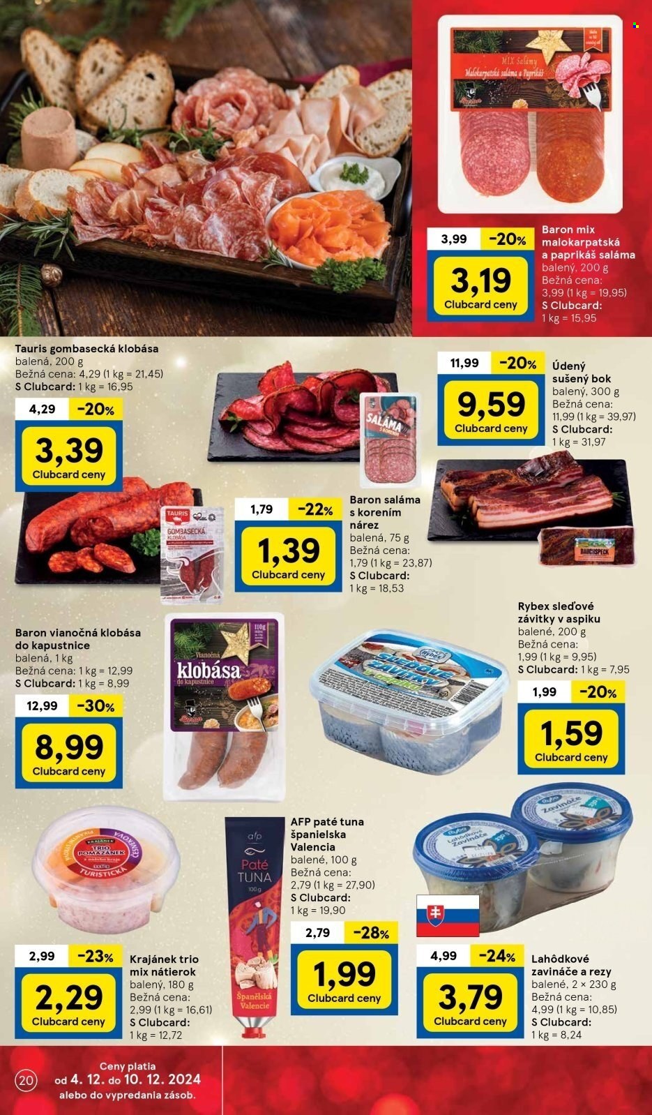 Leták TESCO - 4.12.2024 - 10.12.2024. Strana 20