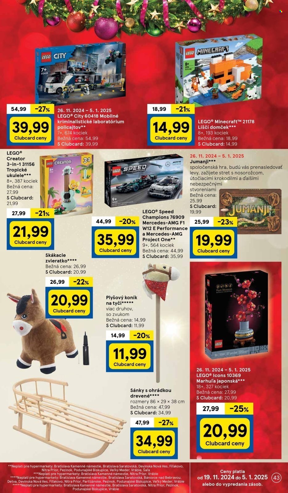 Leták TESCO - 4.12.2024 - 10.12.2024. Strana 43