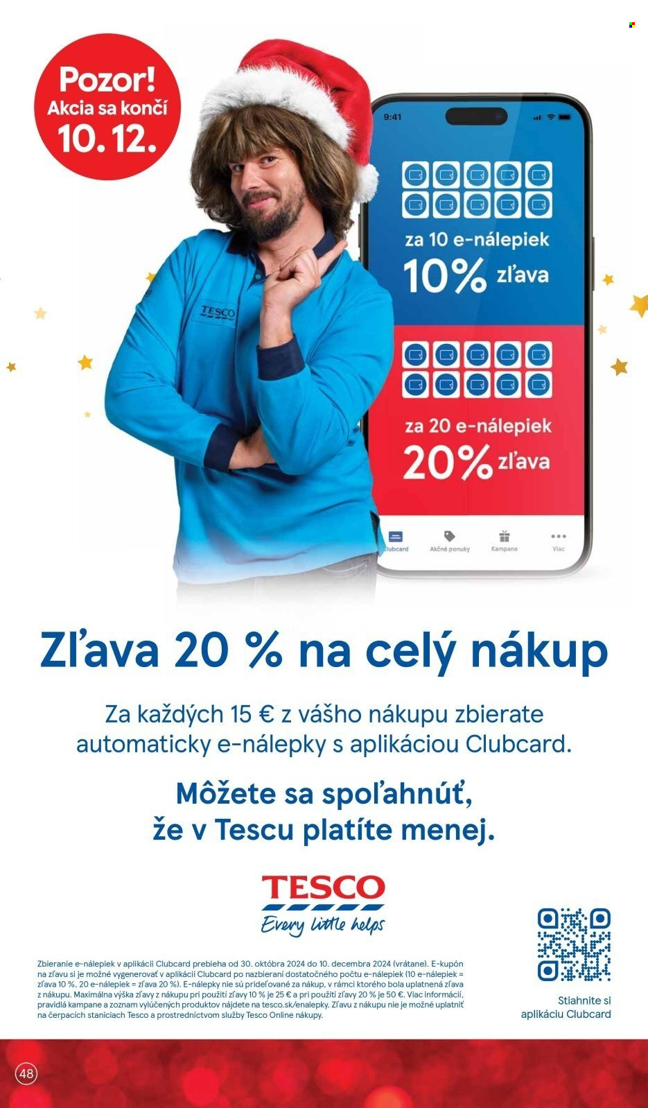 Leták TESCO - 4.12.2024 - 10.12.2024. Strana 48