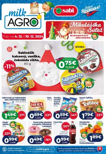 Leták Milk AGRO - 4.12.2024 - 10.12.2024.