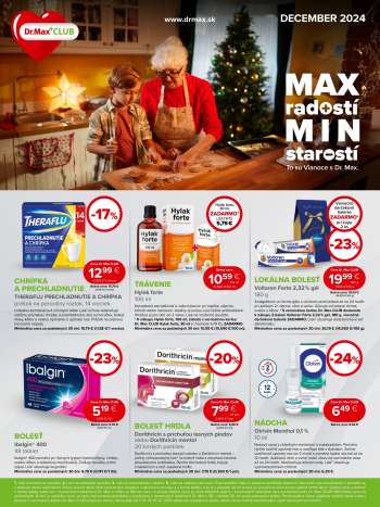 Leták Dr. Max - 1.12.2024 - 31.12.2024.