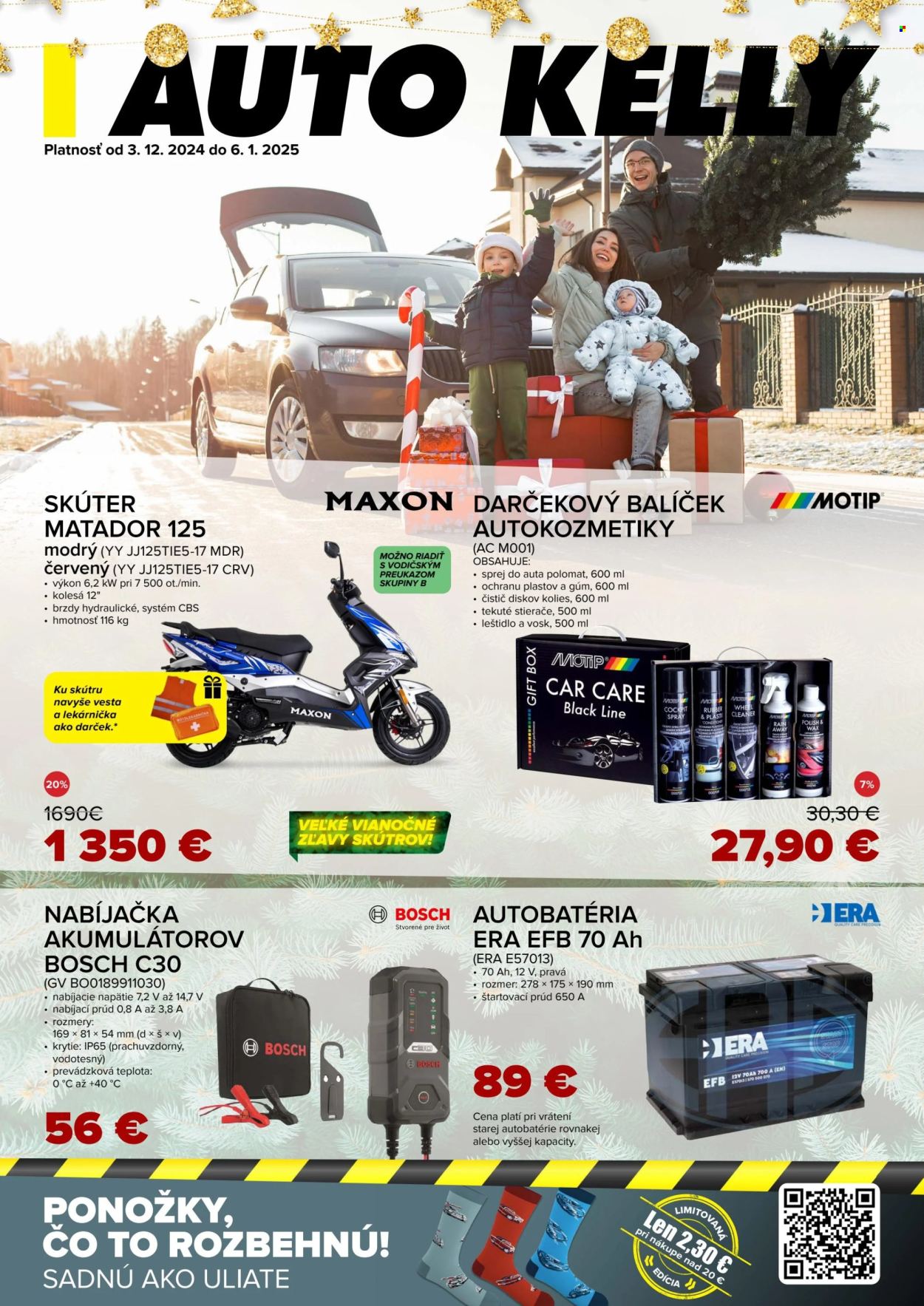 Leták Auto Kelly - 3.12.2024 - 6.1.2025. Strana 1