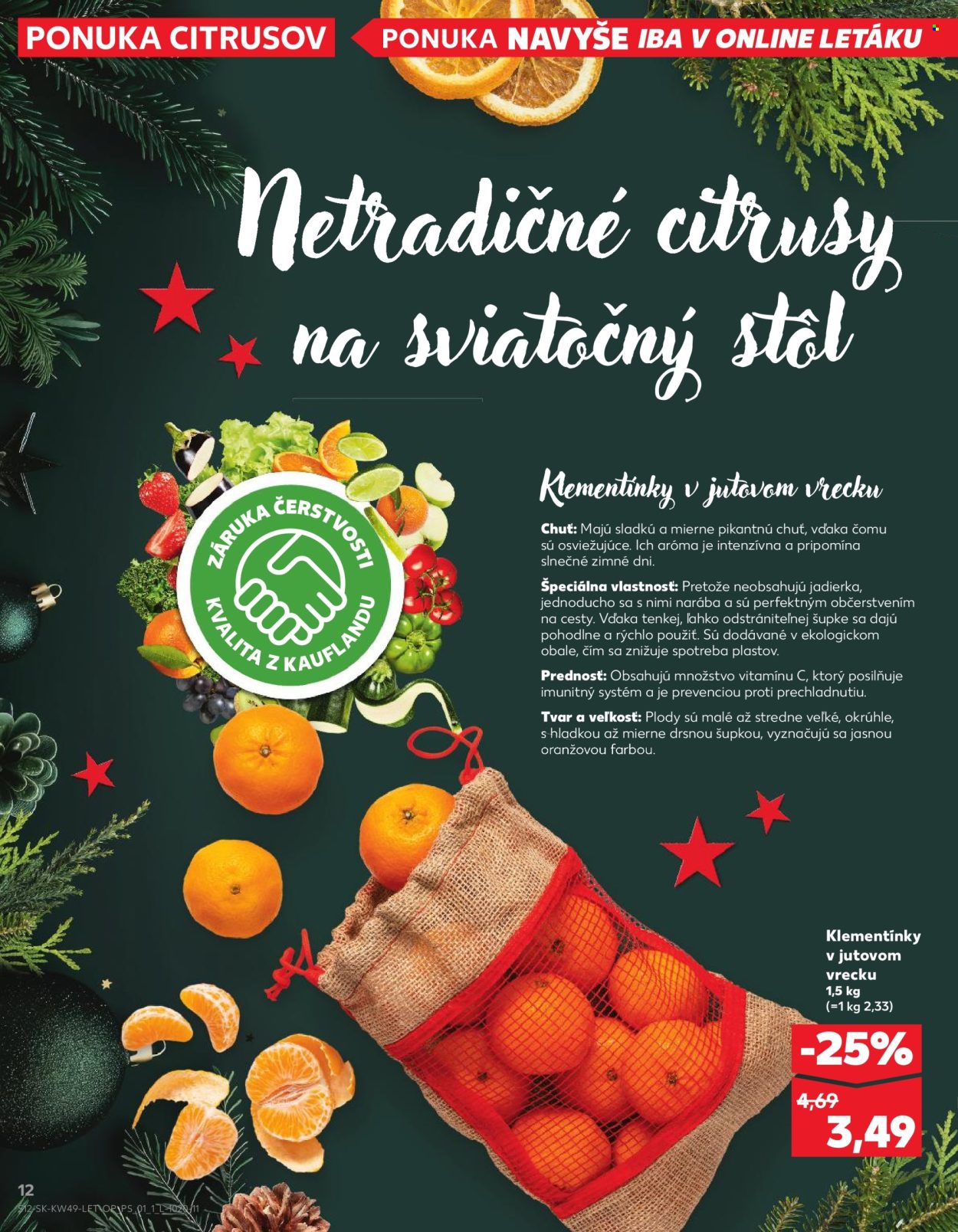 Leták Kaufland - 5.12.2024 - 11.12.2024. Strana 12