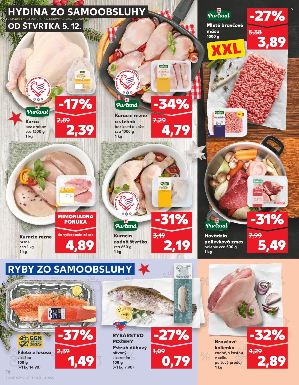 Leták Kaufland - 5.12.2024 - 11.12.2024. Strana 16