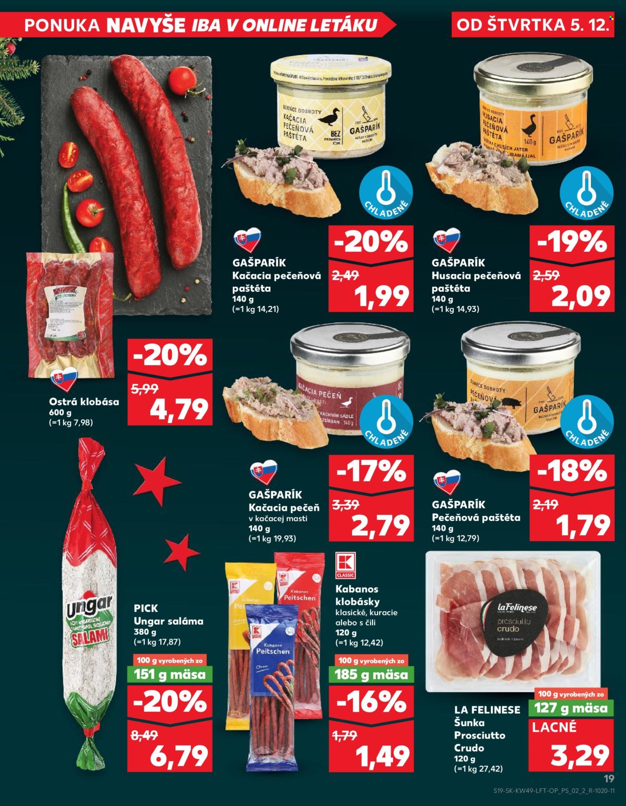 Leták Kaufland - 5.12.2024 - 11.12.2024. Strana 19