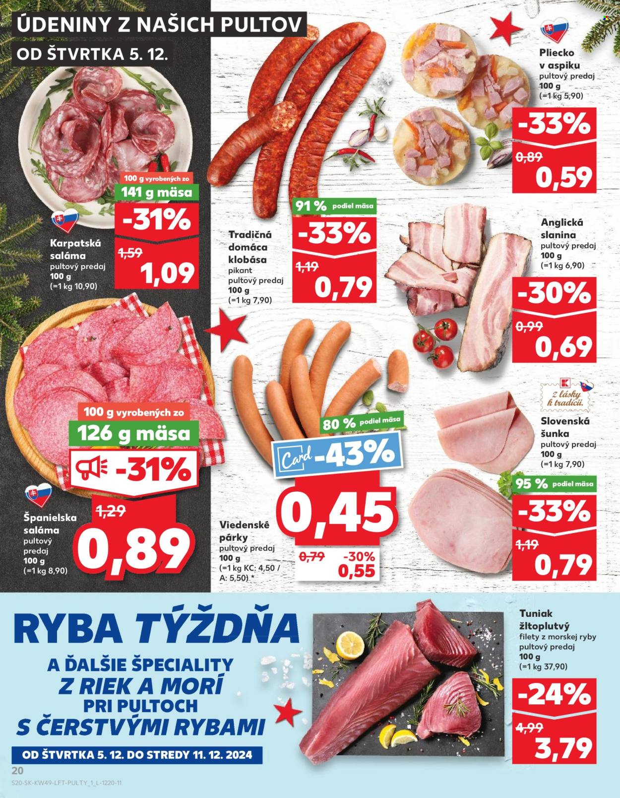 Leták Kaufland - 5.12.2024 - 11.12.2024. Strana 20