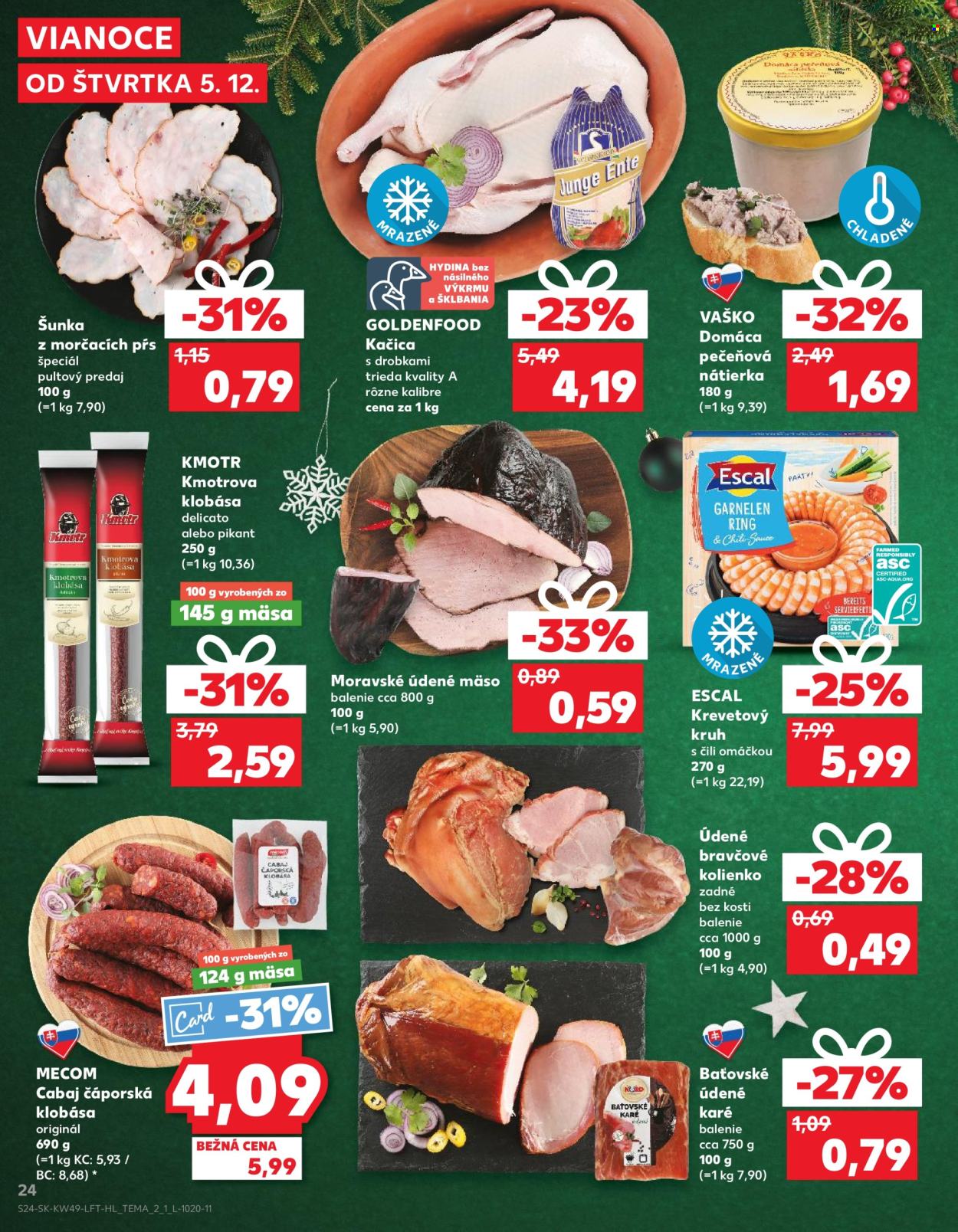 Leták Kaufland - 5.12.2024 - 11.12.2024. Strana 24