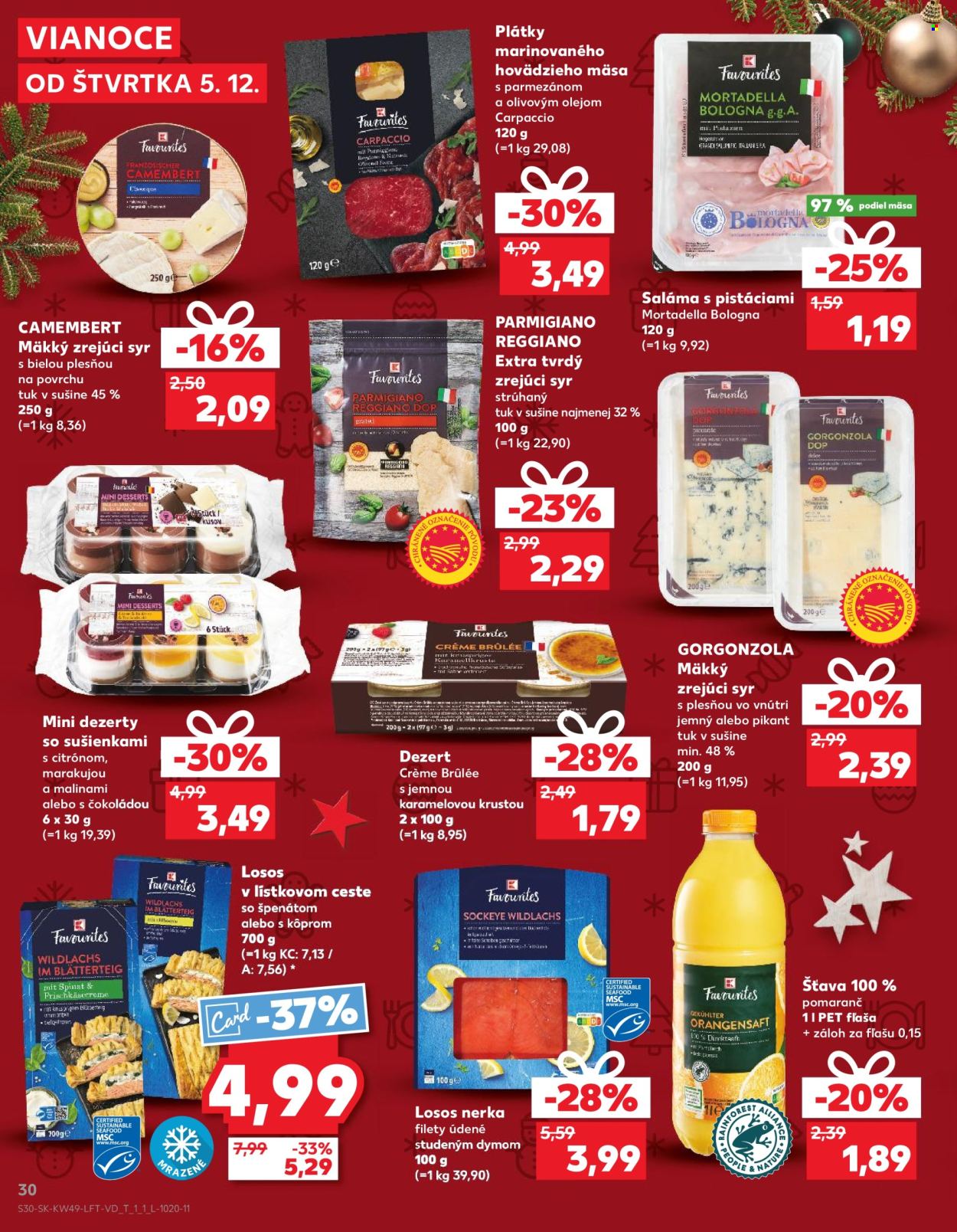 Leták Kaufland - 5.12.2024 - 11.12.2024. Strana 30