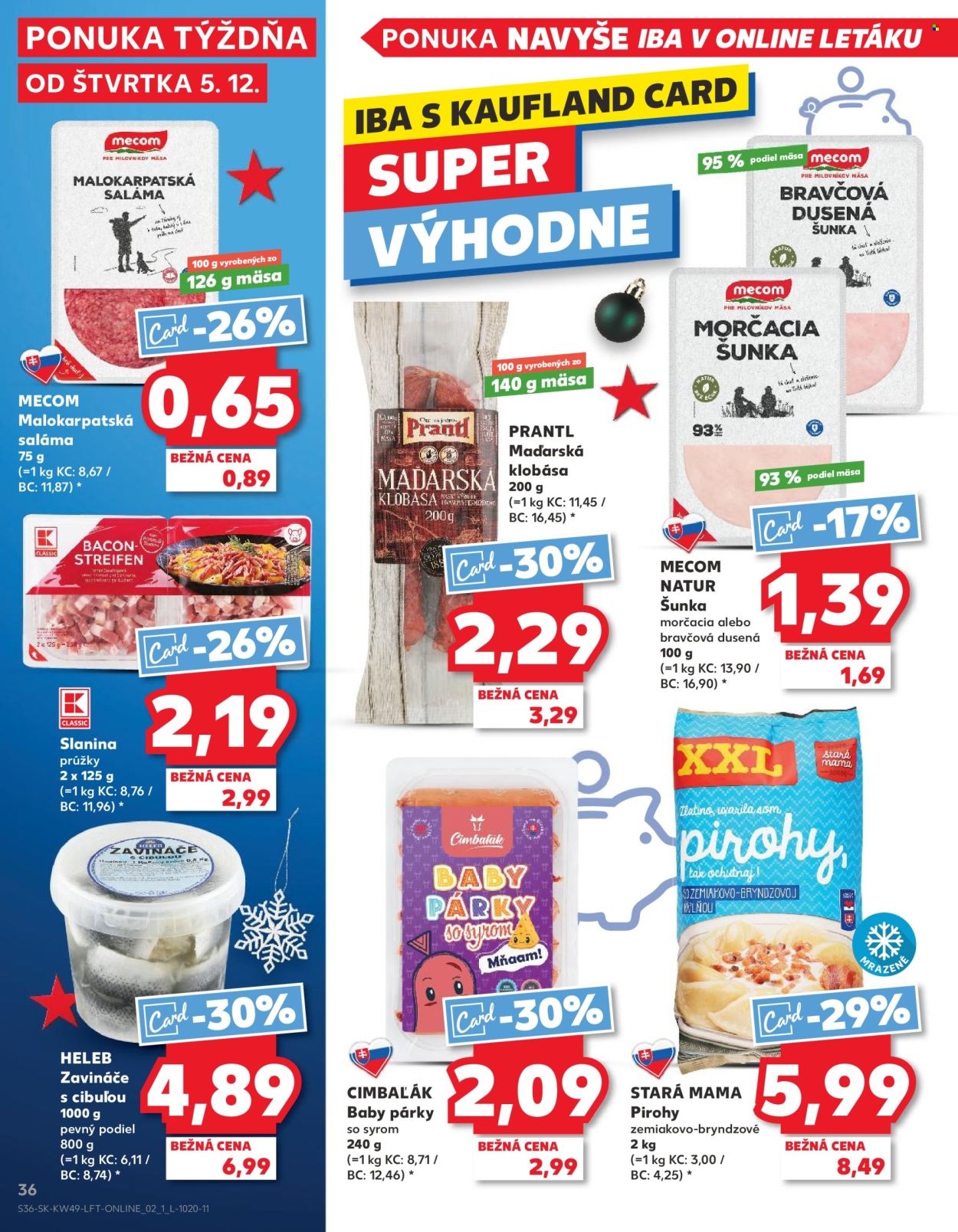 Leták Kaufland - 5.12.2024 - 11.12.2024. Strana 36