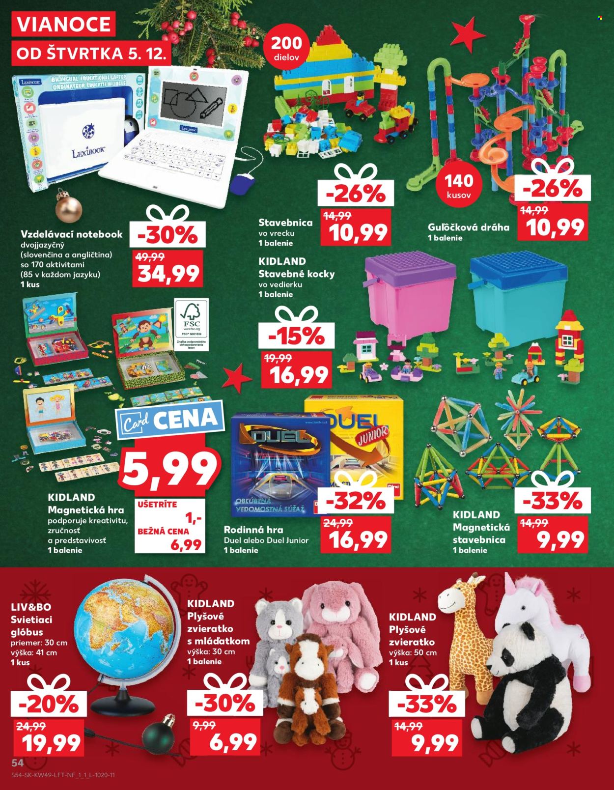 Leták Kaufland - 5.12.2024 - 11.12.2024. Strana 54
