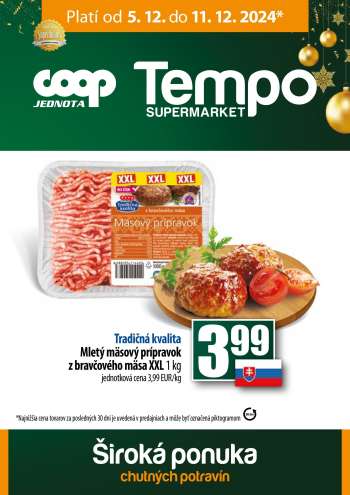 Leták COOP Jednota - 5.12.2024 - 11.12.2024.