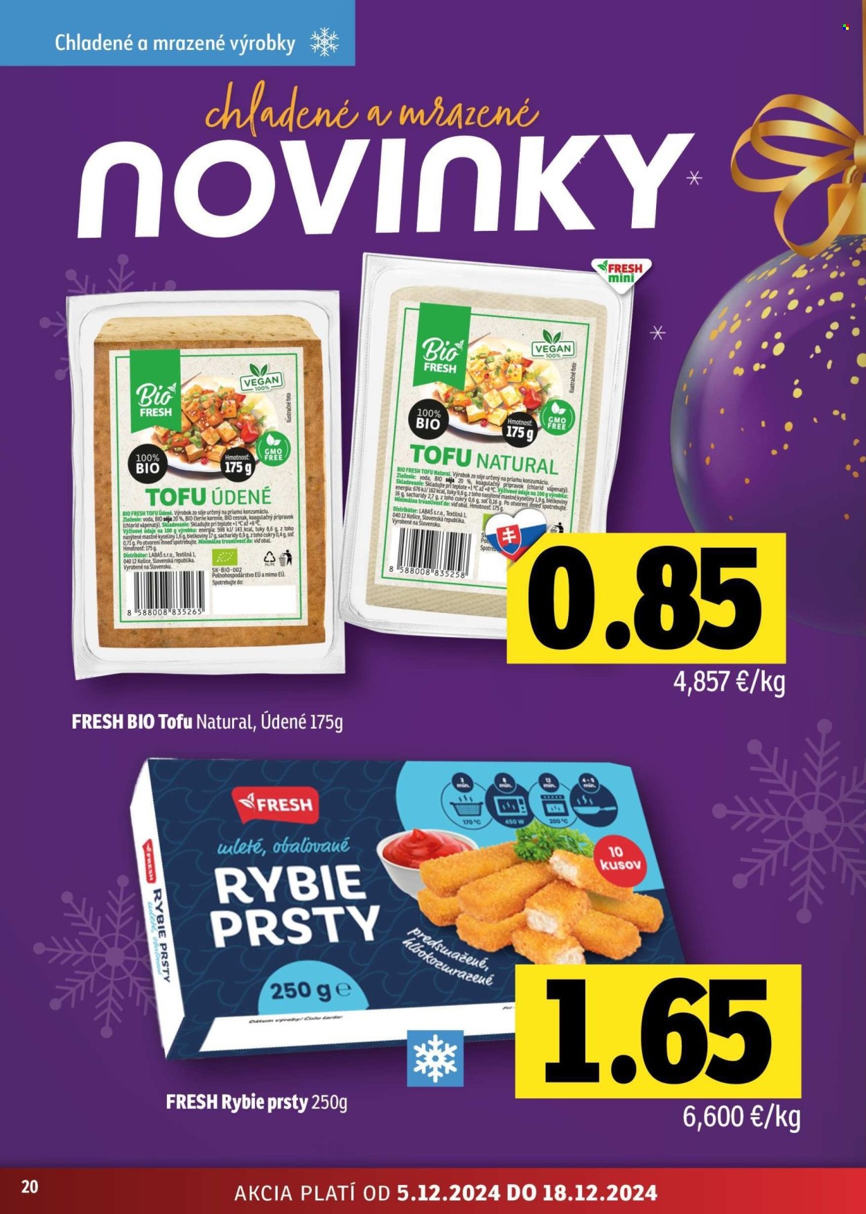Leták FRESH - 5.12.2024 - 18.12.2024. Strana 20