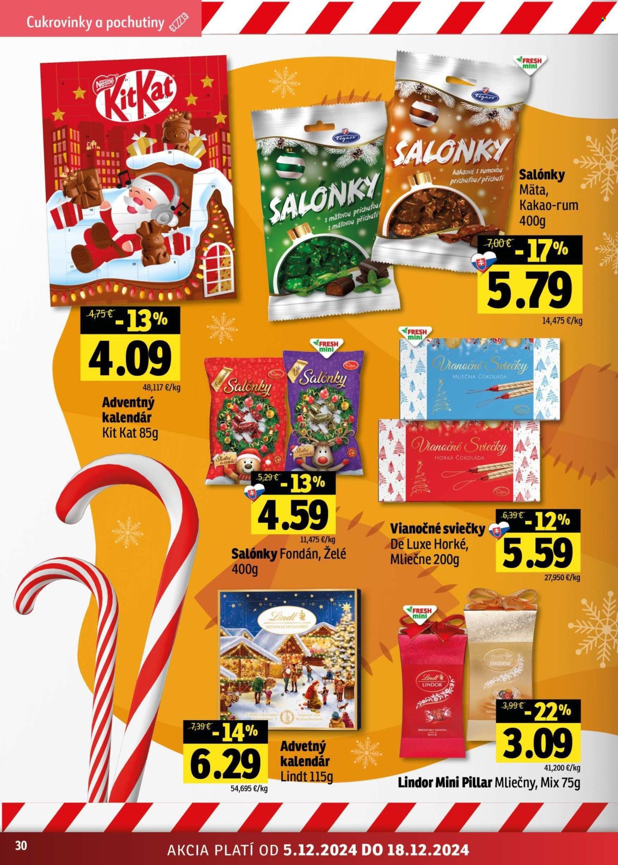 Leták FRESH - 5.12.2024 - 18.12.2024. Strana 30