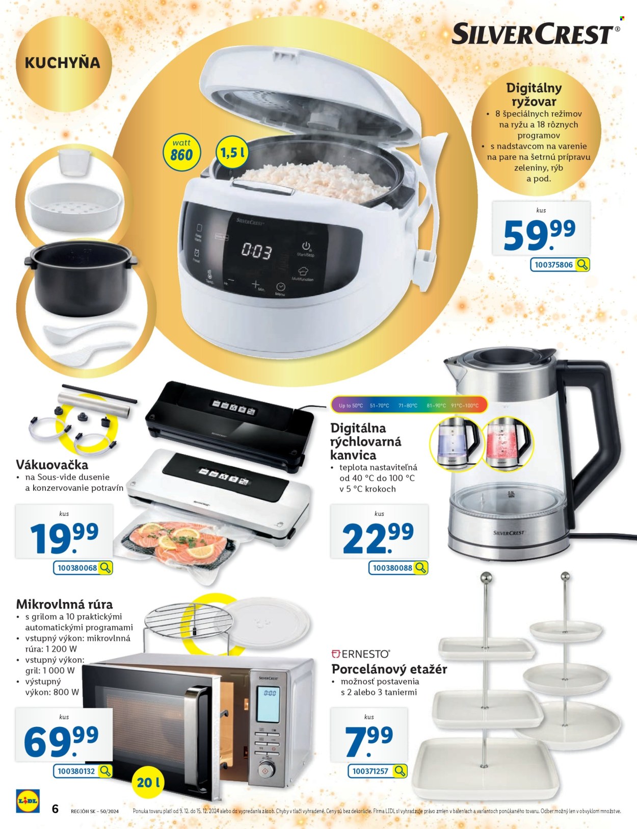 Leták Lidl - 9.12.2024 - 15.12.2024. Strana 6