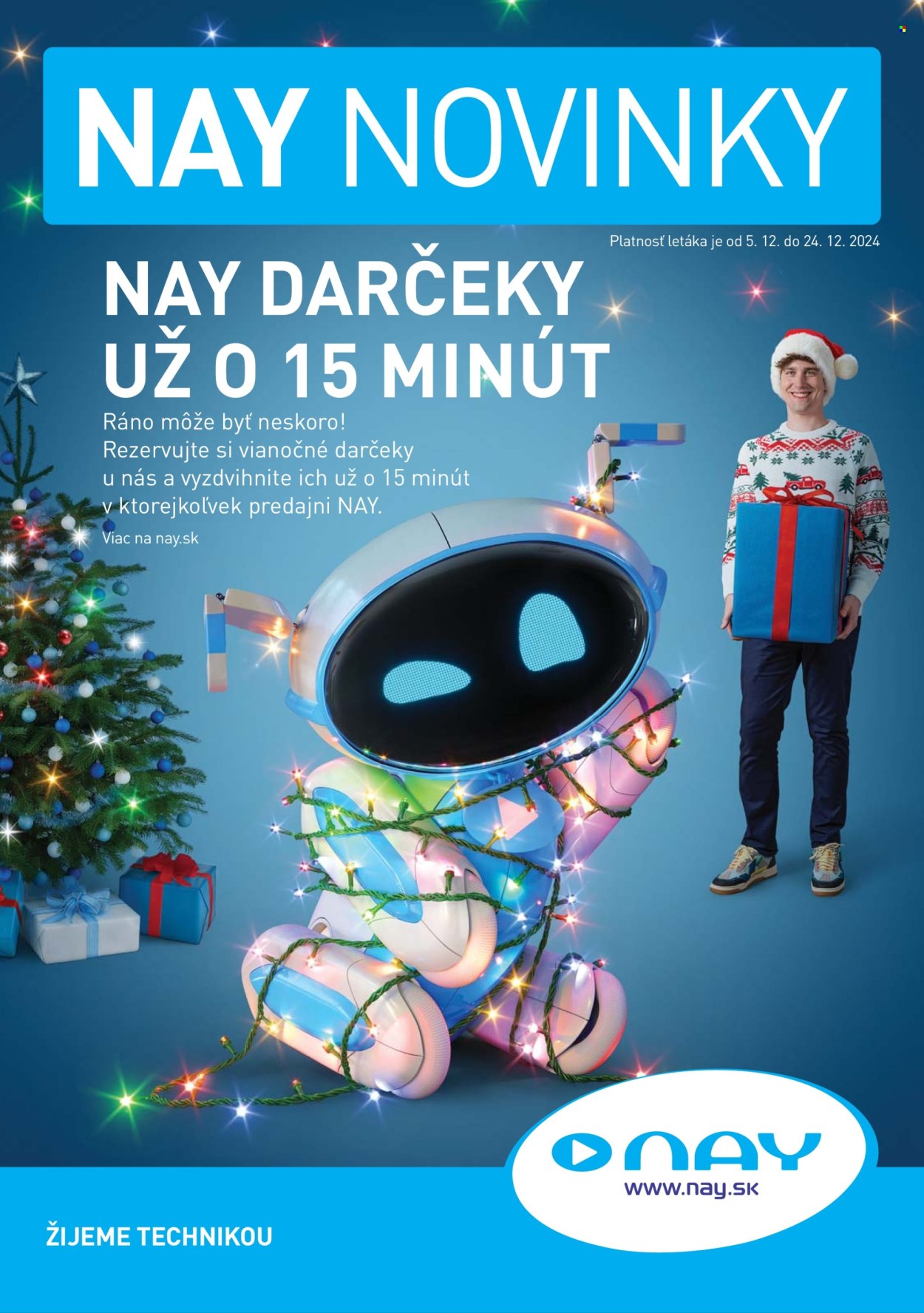 Leták NAY Elektrodom - 5.12.2024 - 24.12.2024. Strana 1