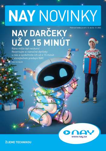 Leták NAY Elektrodom - 5.12.2024 - 24.12.2024.