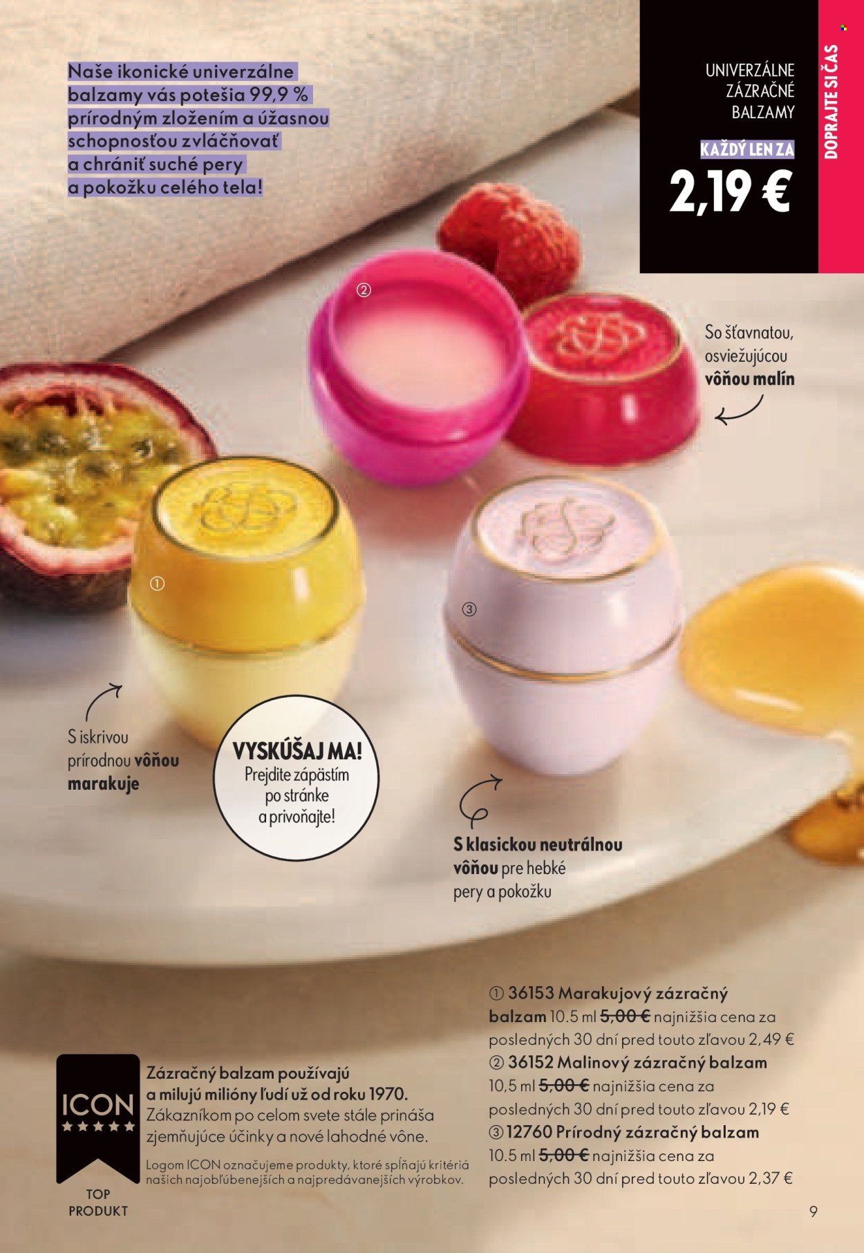 Leták Oriflame - 29.12.2024 - 18.1.2025. Strana 9