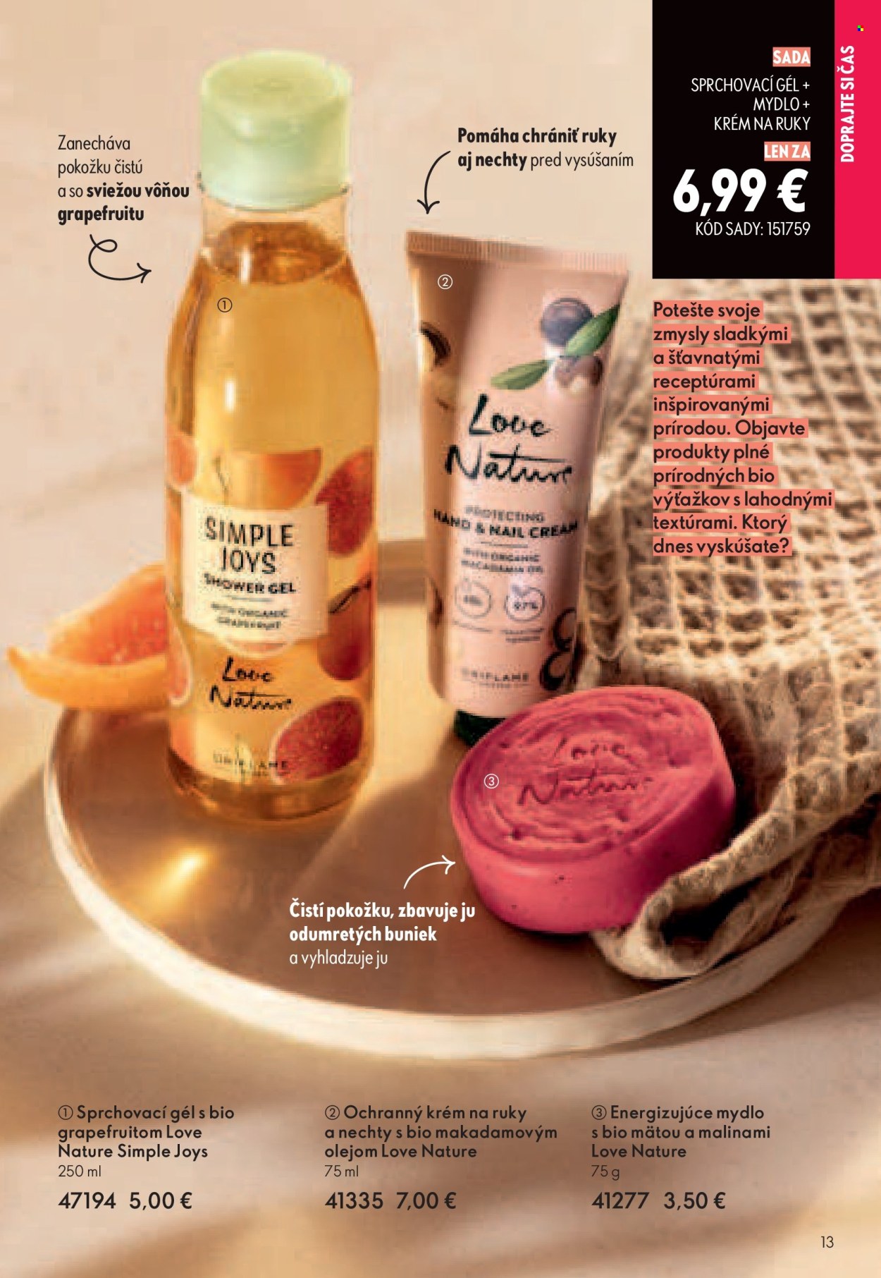 Leták Oriflame - 29.12.2024 - 18.1.2025. Strana 13