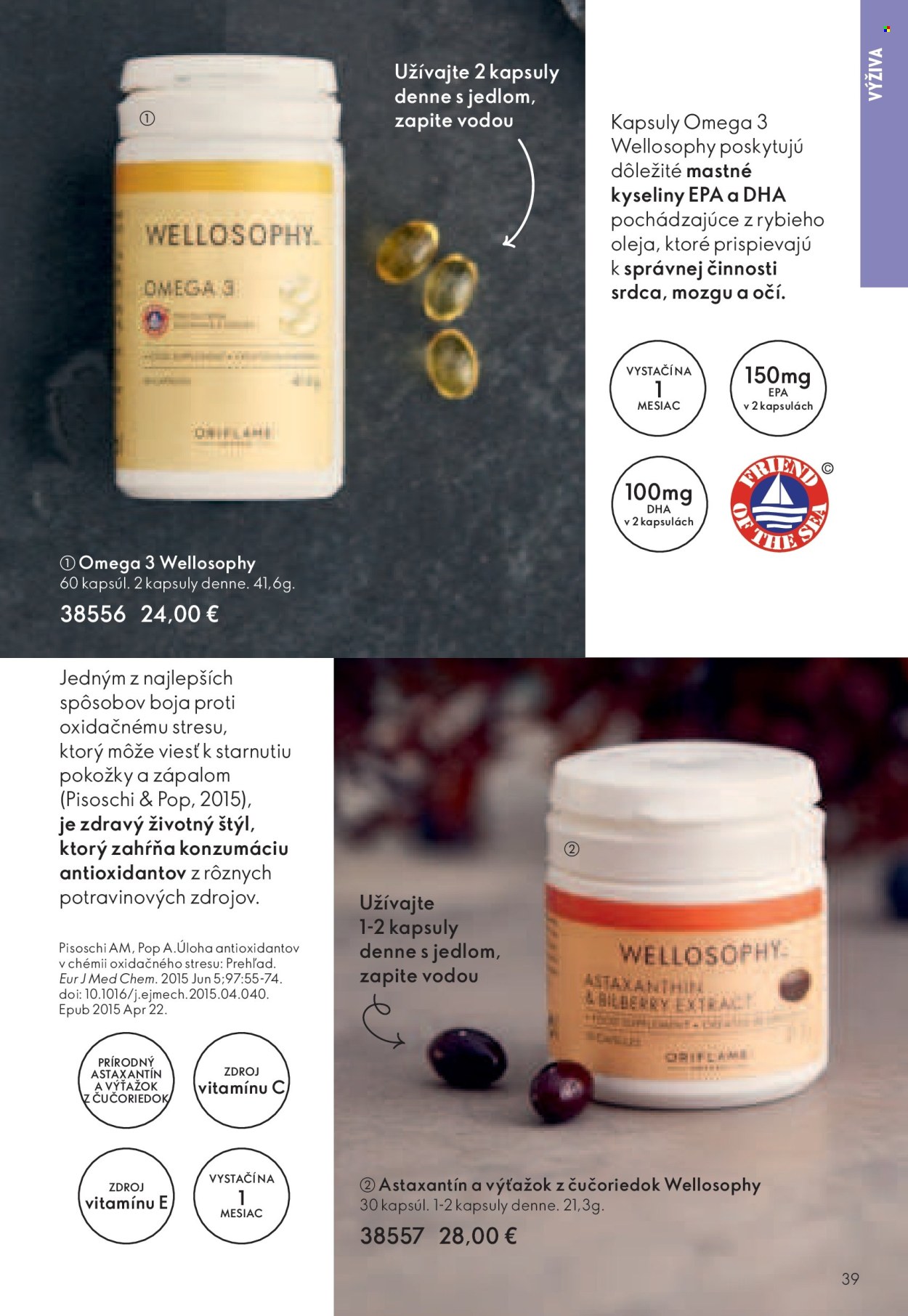 Leták Oriflame - 29.12.2024 - 18.1.2025. Strana 39