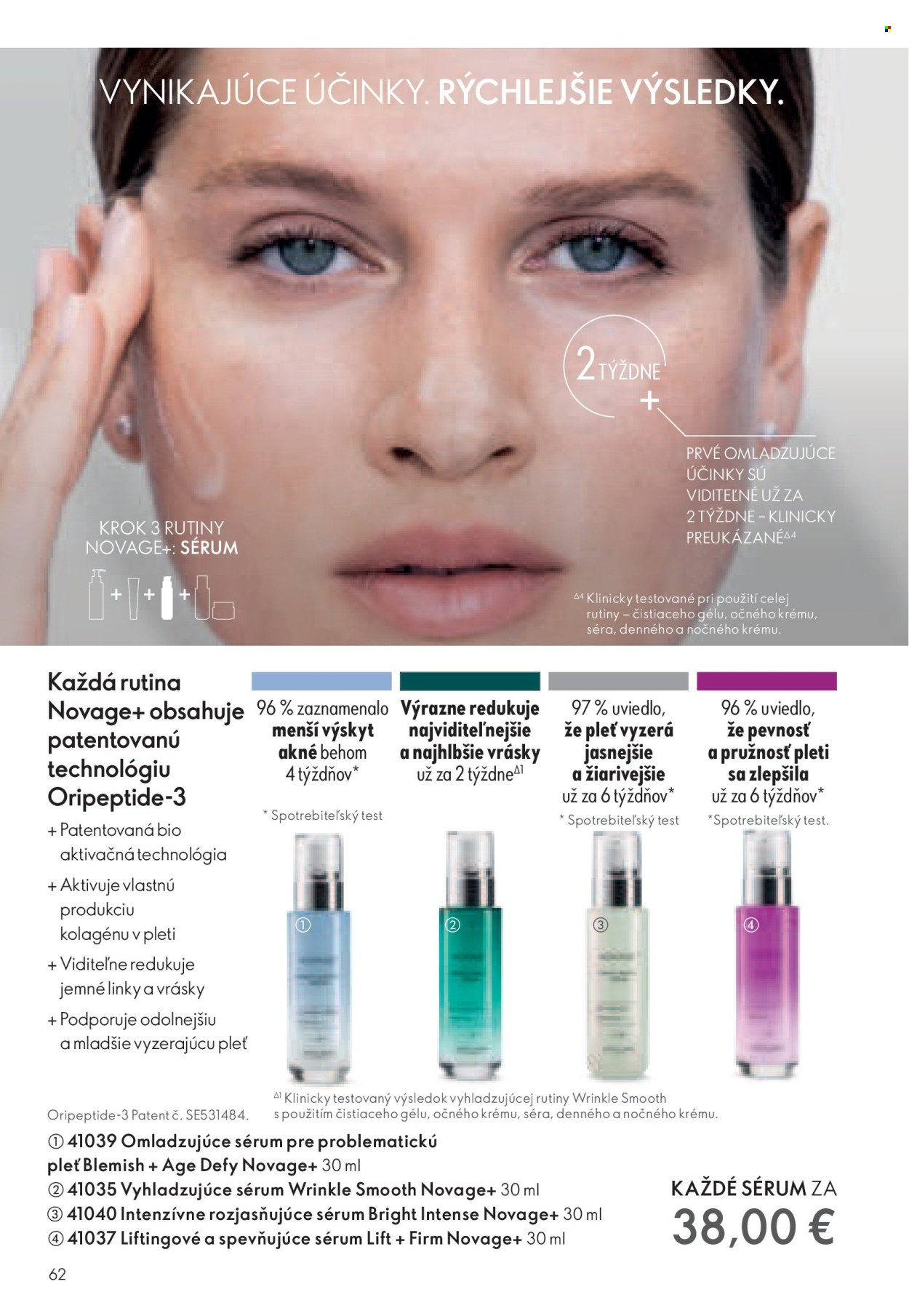 Leták Oriflame - 29.12.2024 - 18.1.2025. Strana 62